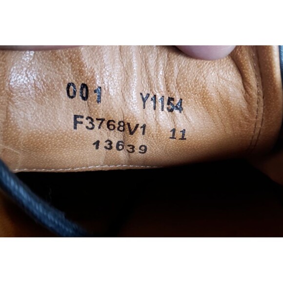 $698 John Varvatos Scarpe Derby Leather Shoes hand made Portugal men's Size 11 - Picture 10 of 11